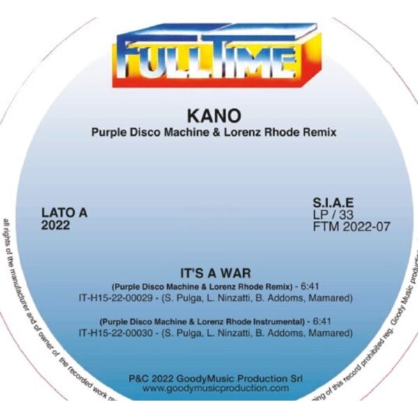 IT'S A WAR (PURPLE DISCO MACHINE & LORENZ RHODE)