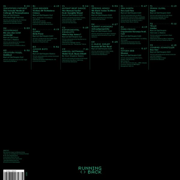 RUNNING BACK MASTERMIX: MARCEL DETTMANN - EDITS & CUTS